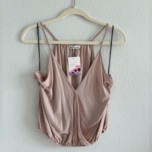 Size Medium cinched waist crop top